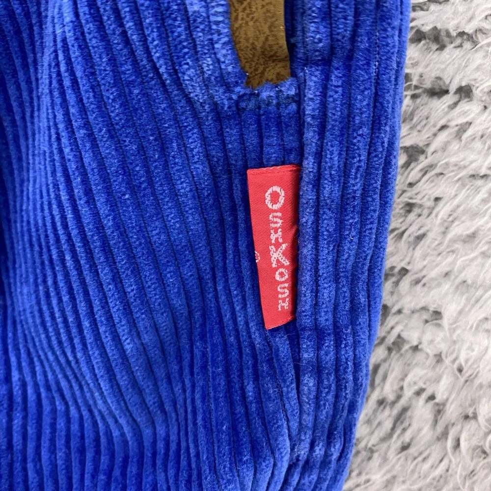 Vintage OshKosh B'gosh Corduroy Pants Toddlers 2T Blue Elastic Waist Made in USA